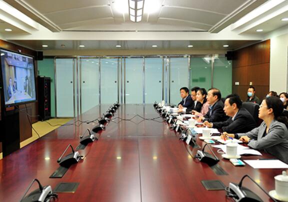 辛保安總經(jīng)理與SAP公司全球執(zhí)行董事會成員、全球業(yè)務(wù)總裁傅美黛舉行視頻會談