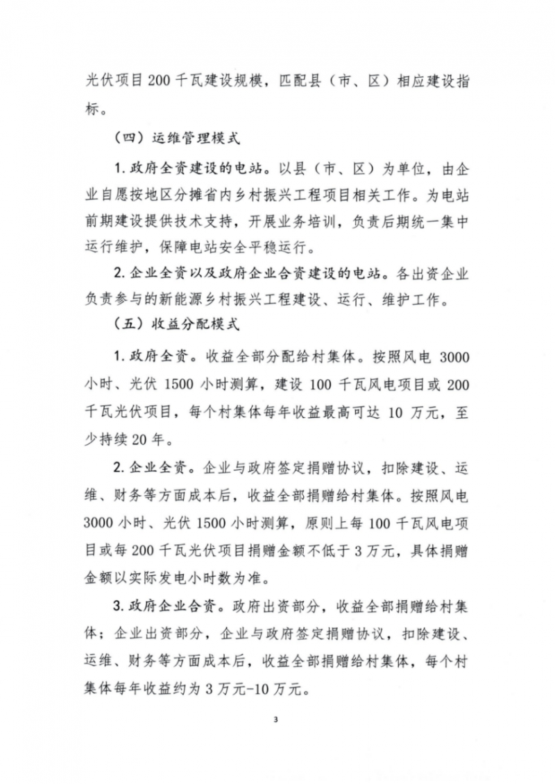 吉林省能源局發(fā)布全國首個出臺的省級“新能源+鄉(xiāng)村振興”方案！