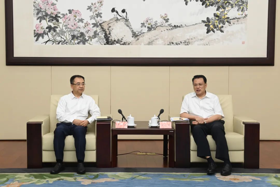 大唐集團公司黨組書記、董事長鄒磊拜會浙江省委書記、省人大常委會主任袁家軍