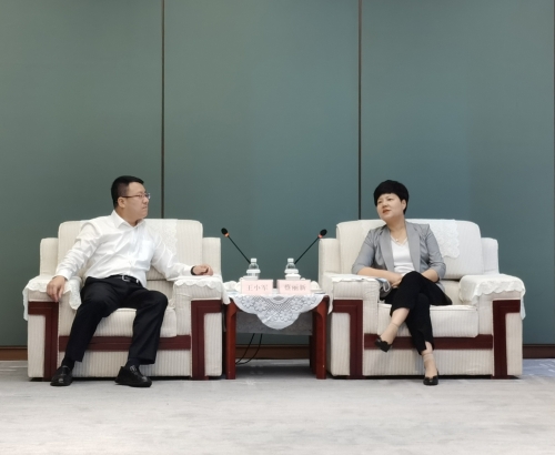 王小軍拜會(huì)廣西壯族自治區(qū)黨委常委、常務(wù)副主席蔡麗新