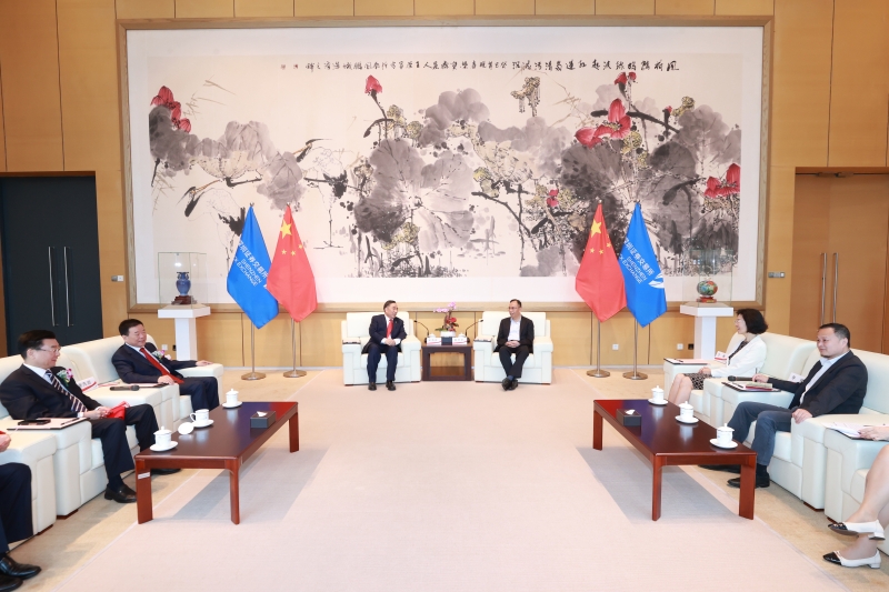 中國(guó)能建黨委書記、董事長(zhǎng)宋海良會(huì)見(jiàn)深交所理事長(zhǎng)陳華平、總經(jīng)理沙雁