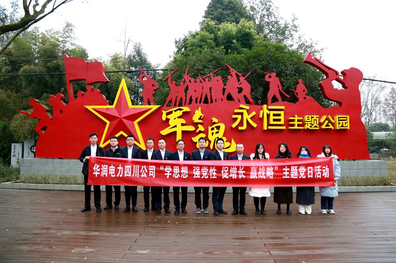 華潤電力四川公司聯(lián)合華潤集團在川企業(yè)開展“學思想、強黨性、促增長、贏戰(zhàn)略”主題黨日活動