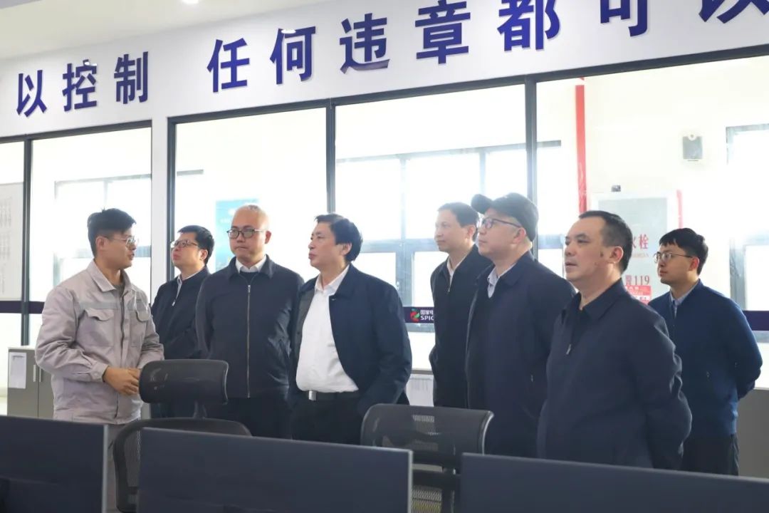 中國工程院院士謝和平調(diào)研前詹風(fēng)電、前詹港電