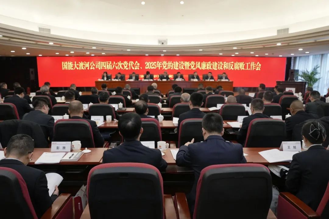 國能大渡河公司召開四屆六次黨代會(huì)、2025年黨的建設(shè)暨黨風(fēng)廉政建設(shè)和反腐敗工作會(huì)
