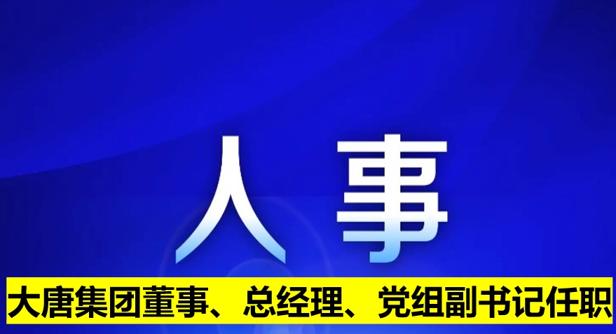 大唐集團(tuán)董事、總經(jīng)理、黨組副書記任職